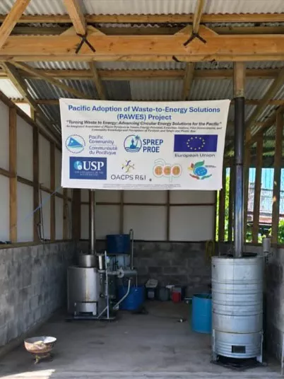 A Tuvaluan Researchers' Plastic-to-Fuel Work is Now Running Generators in Funafuti