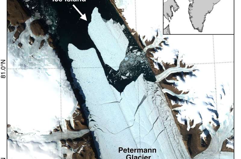 Greenland Glacier Break Creates New Ice Island