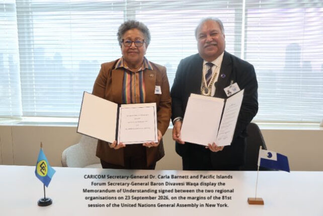 Pacific Islands Forum and CARICOM Formalise Partnership to Advance Shared SIDS Priorities